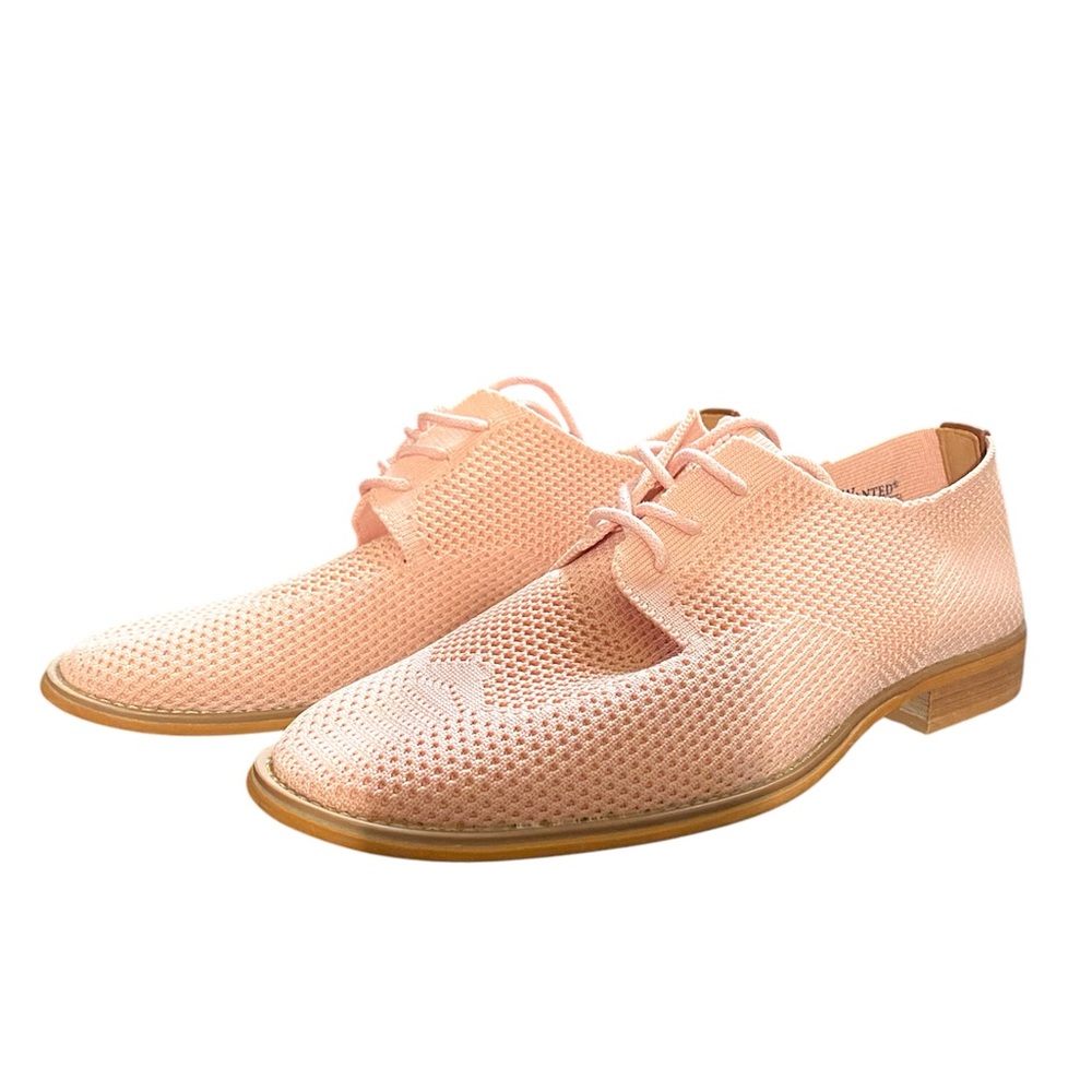 COPY - Wanted Pink Perforated Oxford Shoes WANTED 100’/. Textile Upper size 8